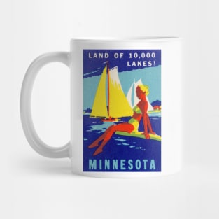 1940 Minnesota, Land of 10,000 Lakes Mug